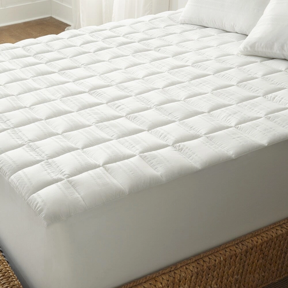 Hotel Laundry 400 Thread Count Overfilled Mattress Pad