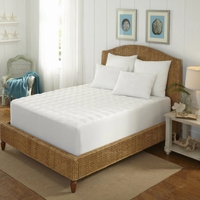 Hotel Laundry 400 Thread Count Overfilled Mattress Pad mattress pads,mattress topper,bed protection