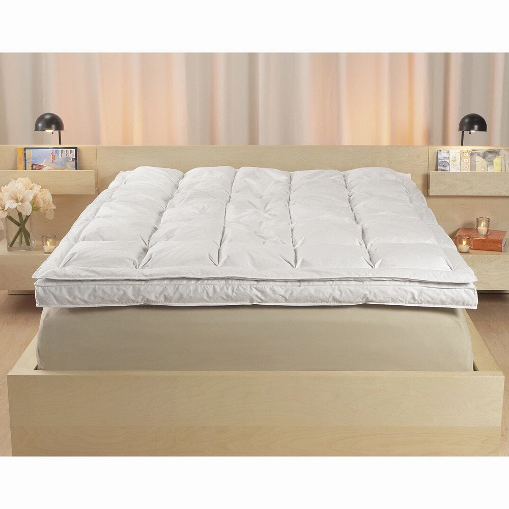 Hotel Madison Deep Support High Loft Down-on-Top Featherbed