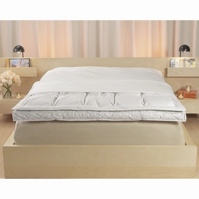 Hotel Madison Deep Support High Loft Down-on-Top Featherbed mattress pads,mattress topper,bed protection