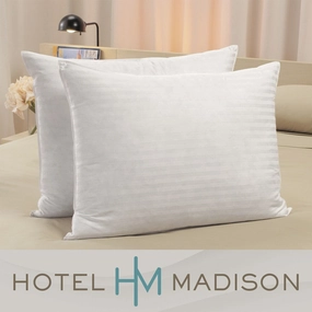 Hotel Madison Down Alternative Pillows (Set of 2) pillows,bed pillow,sleeping cushion