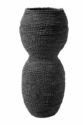 Hourglass Textured Ceramic Vase | Liang & Eimil Micah Vase,Glass Vase