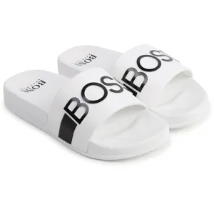 Hugo Boss Aqua Slides White