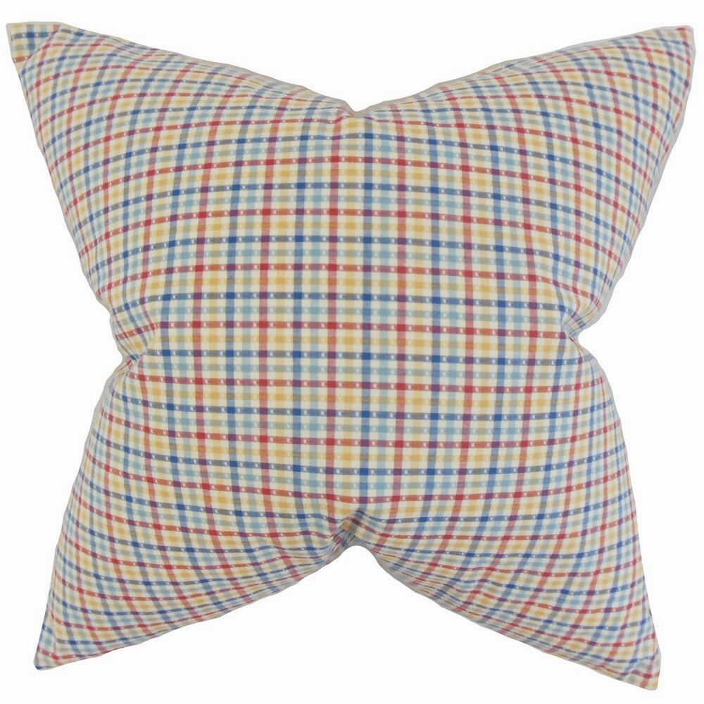 Hye Plaid Euro Sham Multi pillowcases,cotton pillow covers,bed linen