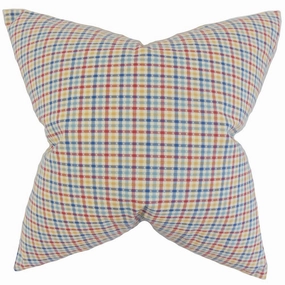 Hye Plaid Euro Sham Multi pillowcases,cotton pillow covers,bed linen
