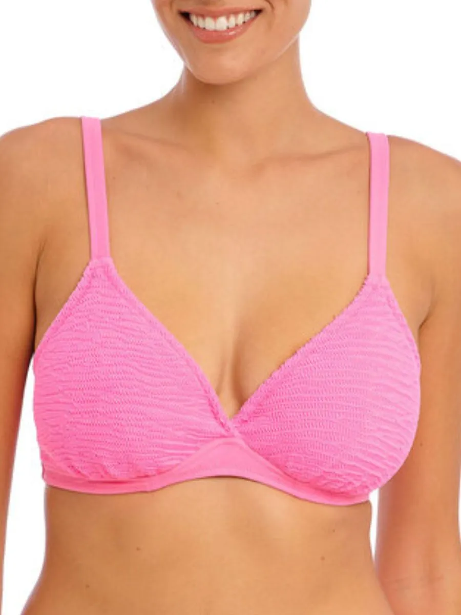 Ibiza Waves Plunge Bikini Top - Sorbet