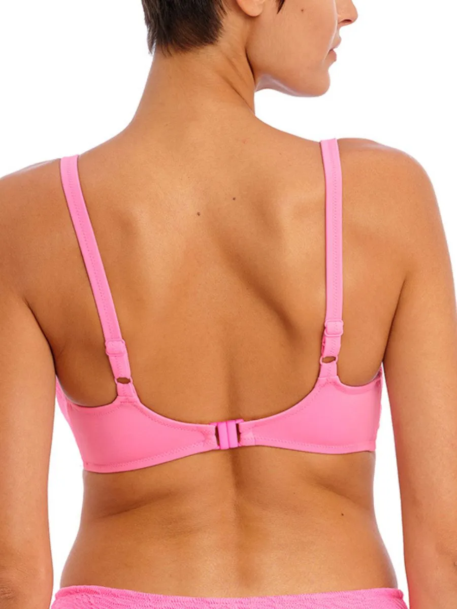 Ibiza Waves Plunge Bikini Top - Sorbet