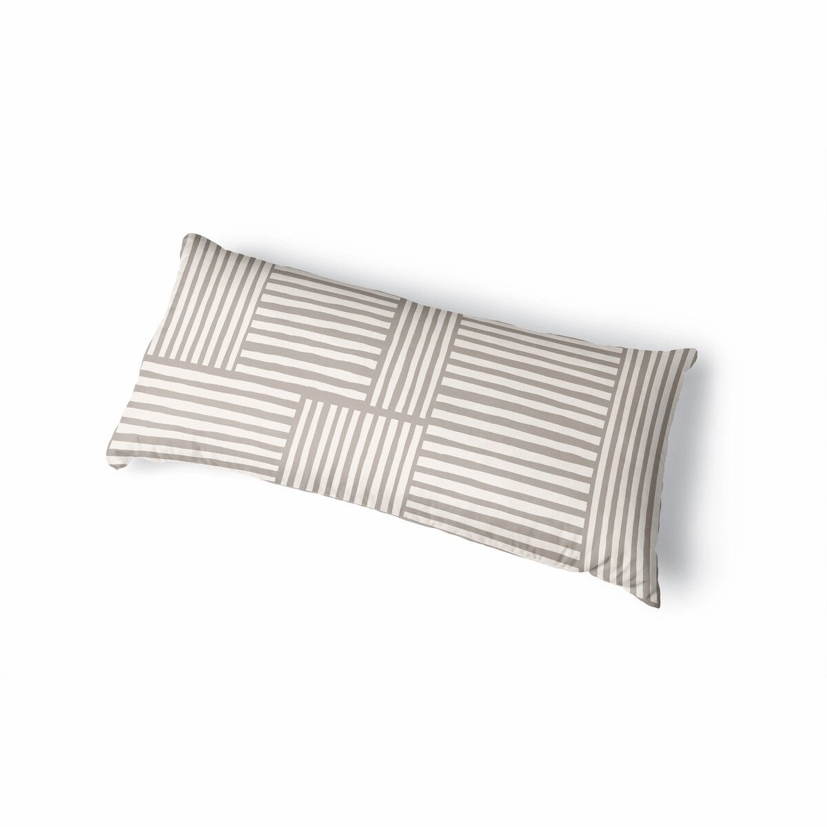 IDA TAUPE Body Pillow By Kavka Designs - Taupe, Ivory pillows,bed pillow,sleeping cushion