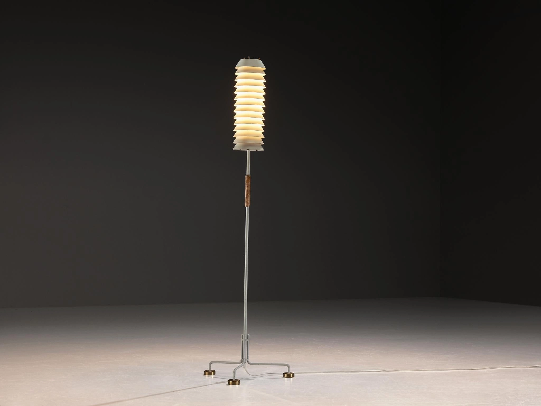 Ilmari Tapiovaara 'Maija the Bee' Floor Lamp with Cane and Brass Details Knife Set,Kitchen Knives