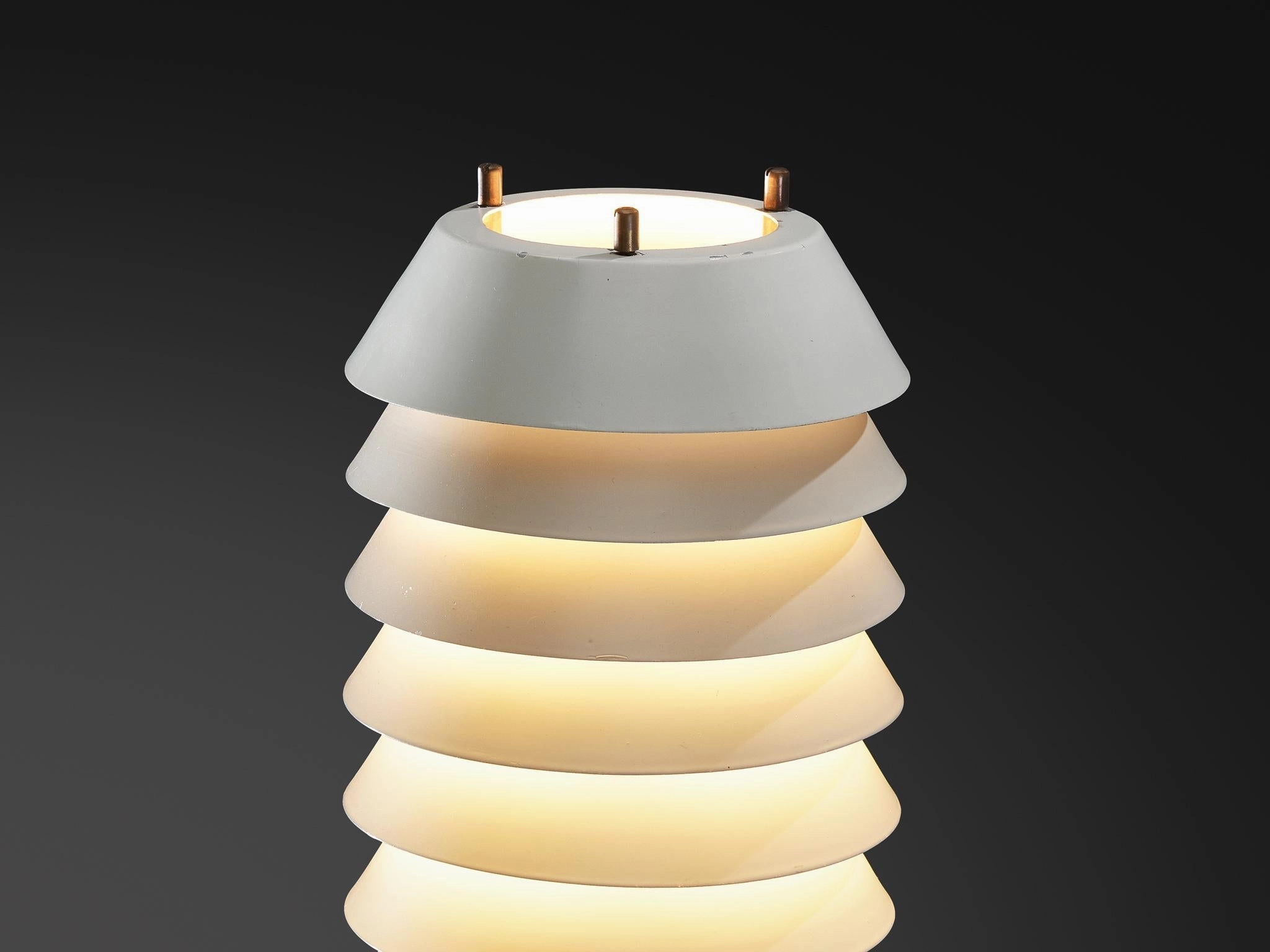 Ilmari Tapiovaara 'Maija the Bee' Floor Lamp with Cane and Brass Details