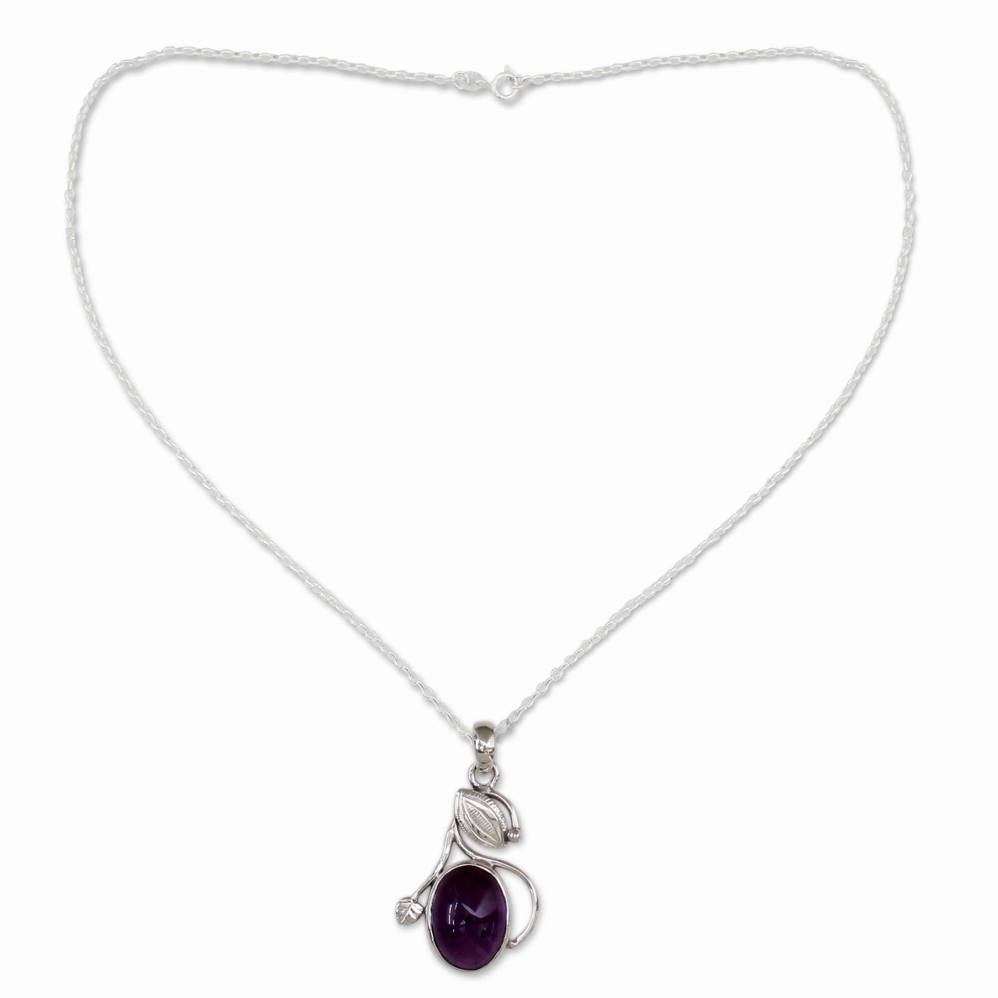 Impassioned Plum Amethyst Necklace