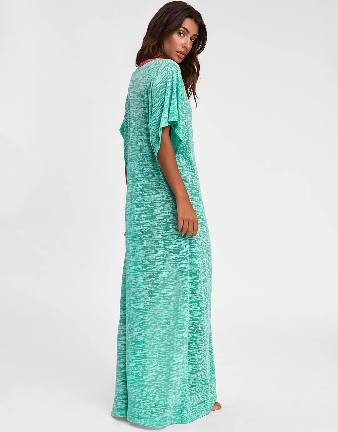 Inca Abaya Dress - Mint