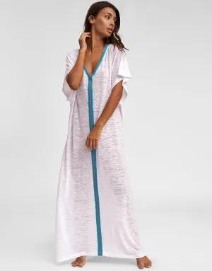 Inca Abaya Dress - White