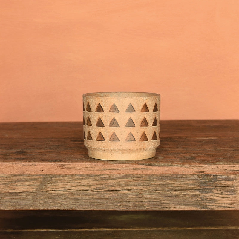 Inca Cachepot, Ceramic