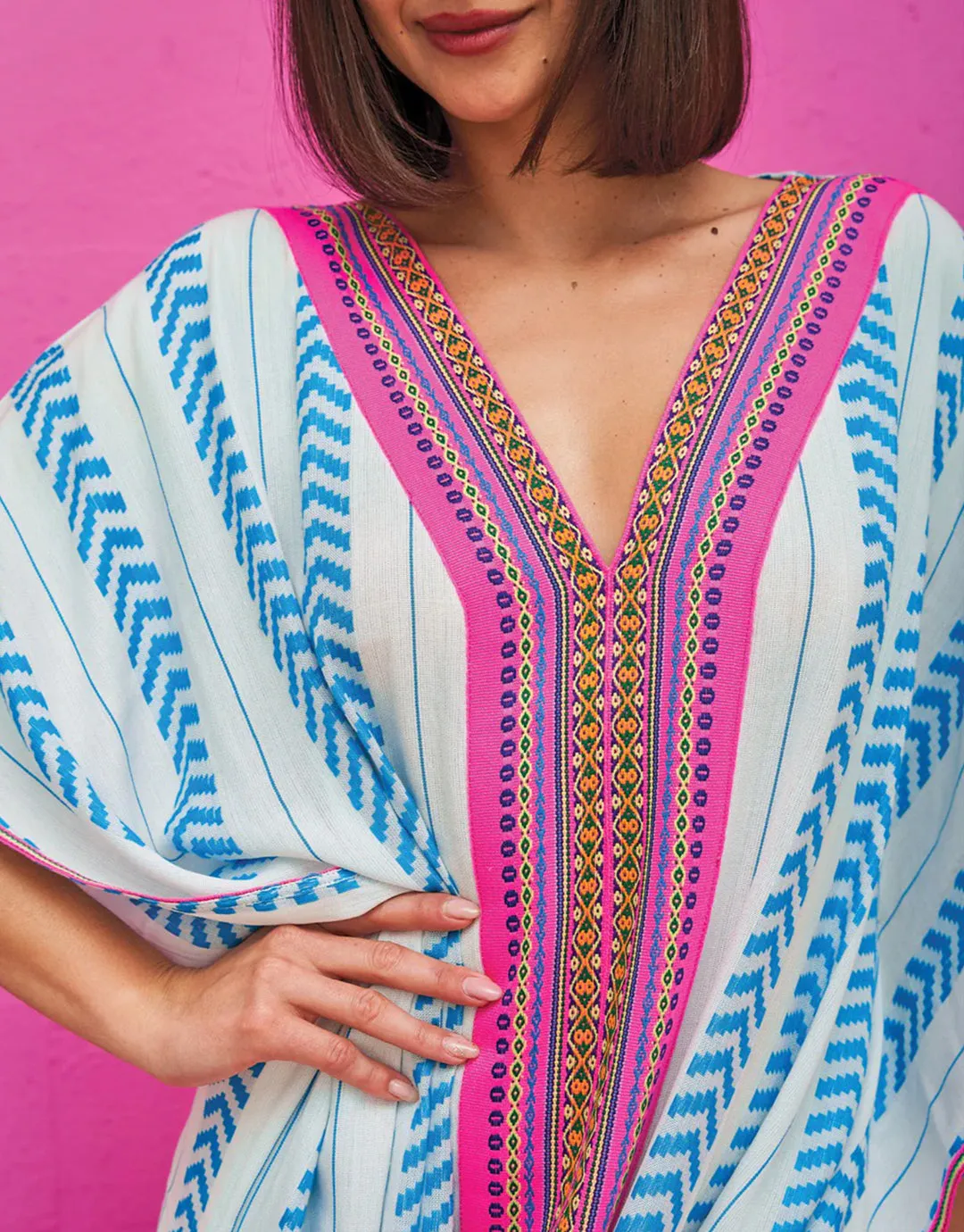 Indian Thobe Kaftan - Blue