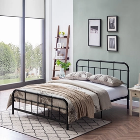 Industrial Design Iron Bed - NH994113 throw blanket, decorative pillow