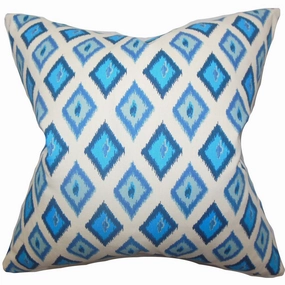 Ipomen Geometric Euro Sham Blue pillowcases,cotton pillow covers,bed linen