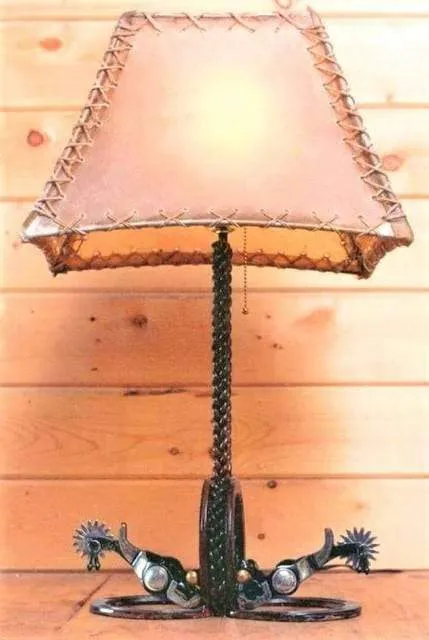 Iron Spur Western Floor Lamp