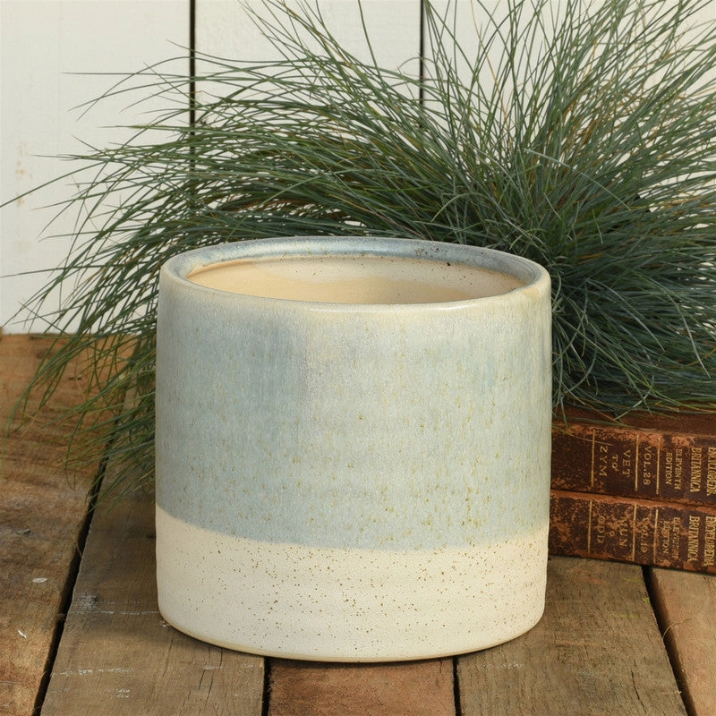 Isle Cachepot, Ceramic - Lrg - Light Blue