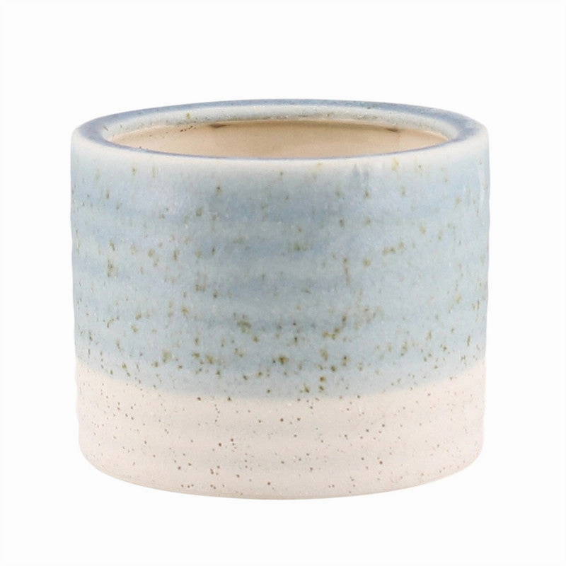 Isle Cachepot, Ceramic - Sm - Light Blue Vase,Ceramic Vase
