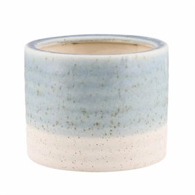 Isle Cachepot, Ceramic - Sm - Light Blue Vase,Ceramic Vase