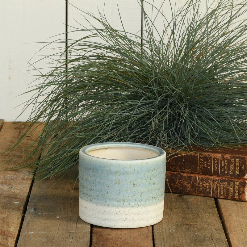 Isle Cachepot, Ceramic - Sm - Light Blue