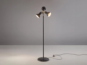 Italian Floor Lamp with Three Rotatable Shades in Black Knife Set,Kitchen Knives