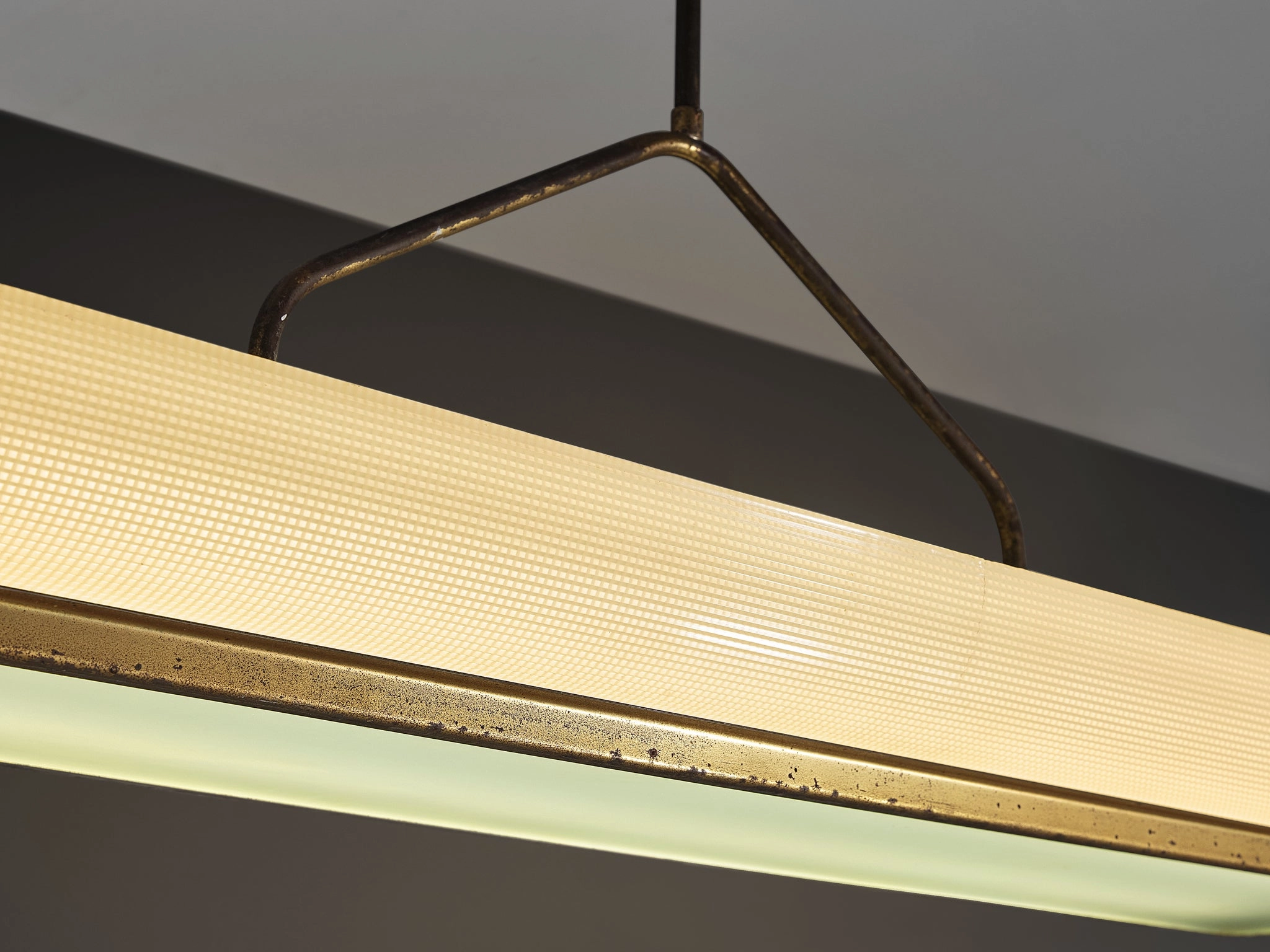 Italian Mid-Century Modern Large Pendant Light 135cm/53.15in.