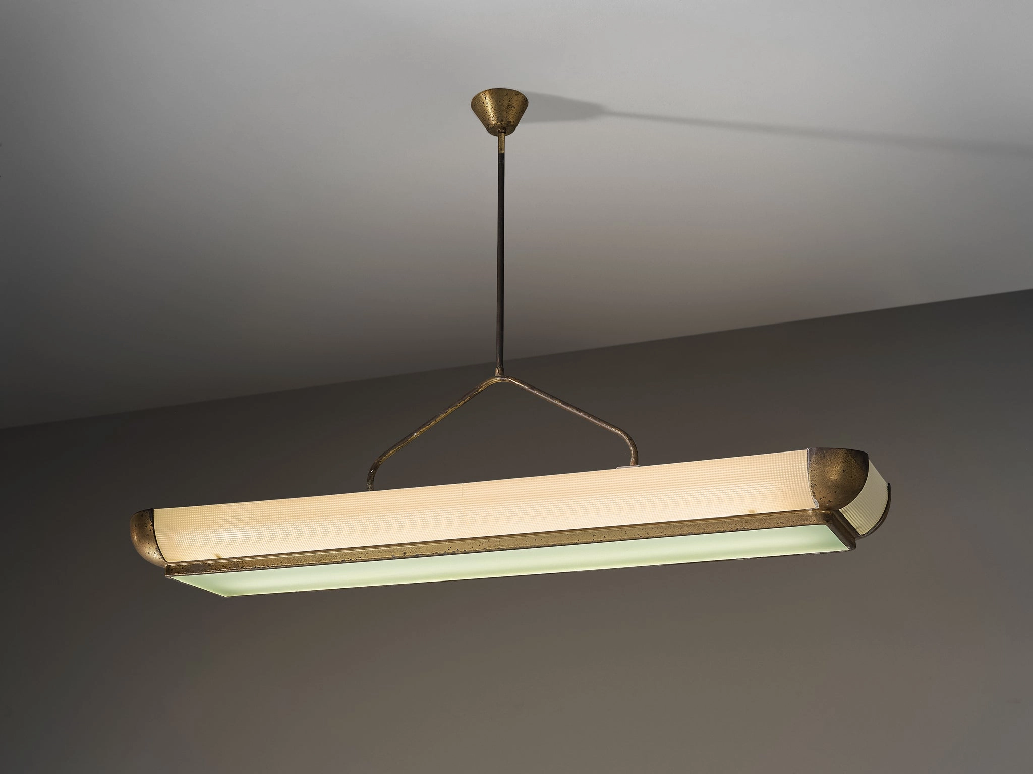 Italian Mid-Century Modern Large Pendant Light 135cm/53.15in.