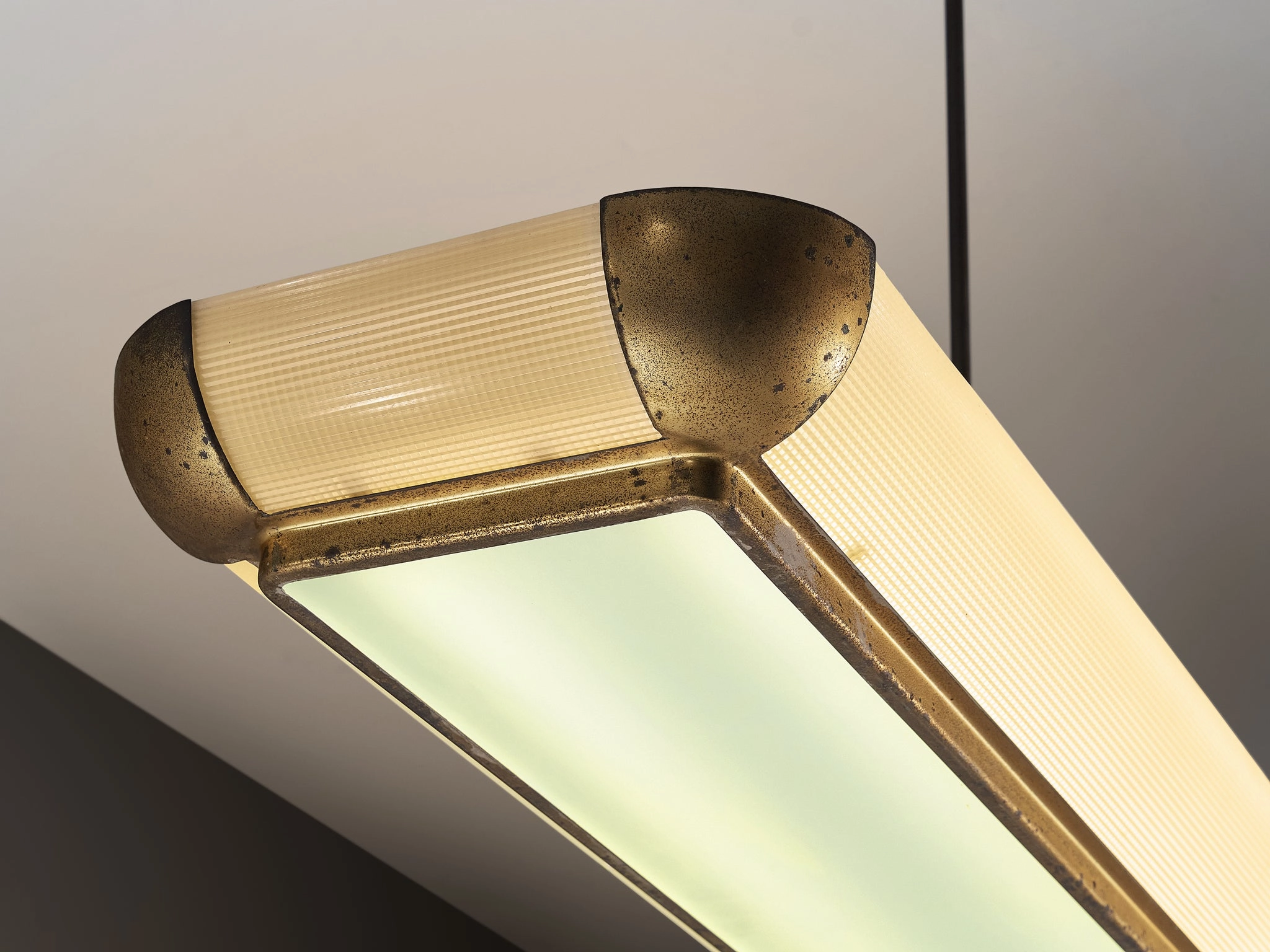 Italian Mid-Century Modern Large Pendant Light 135cm/53.15in.
