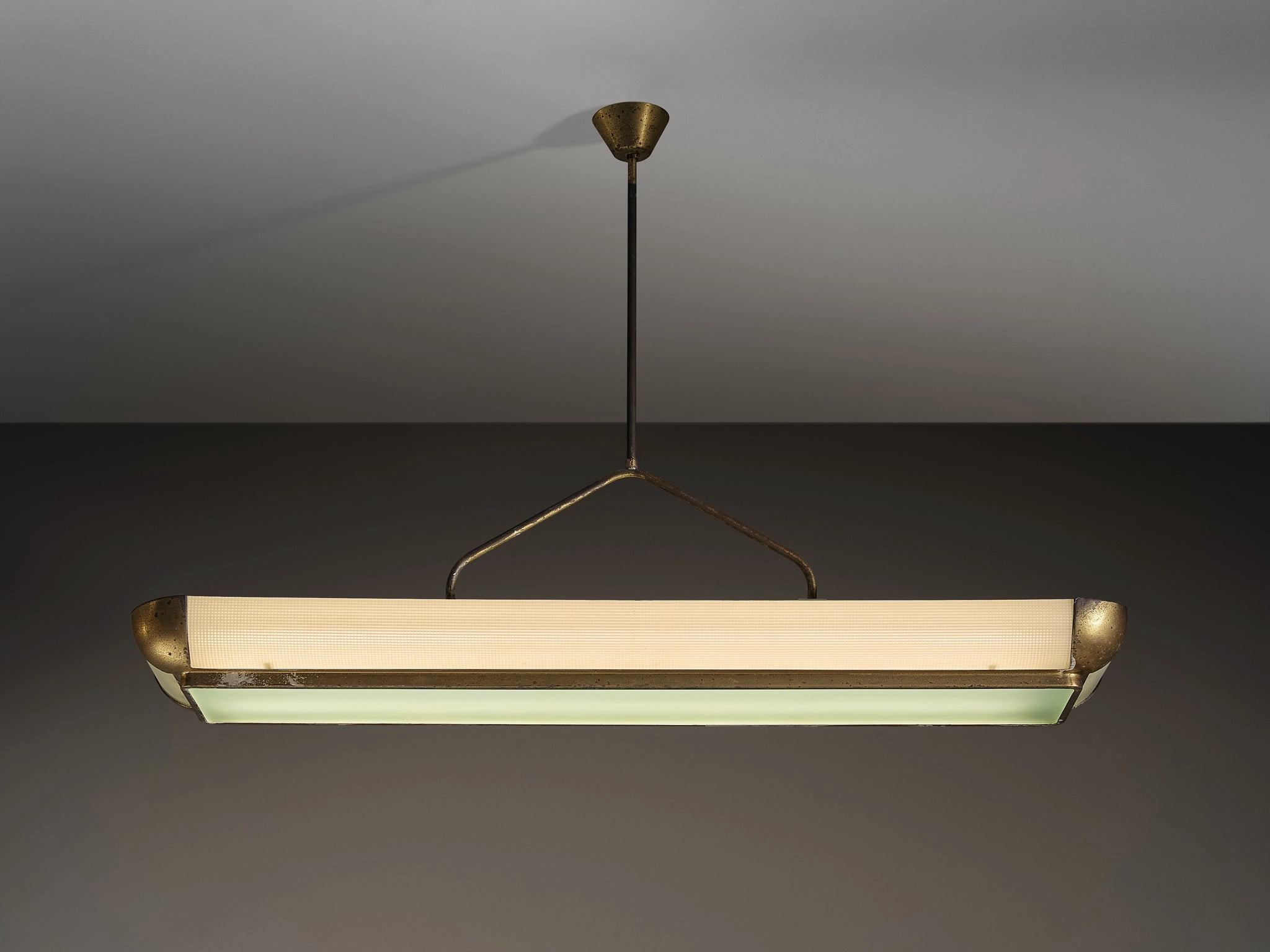 Italian Mid-Century Modern Large Pendant Light 135cm/53.15in.