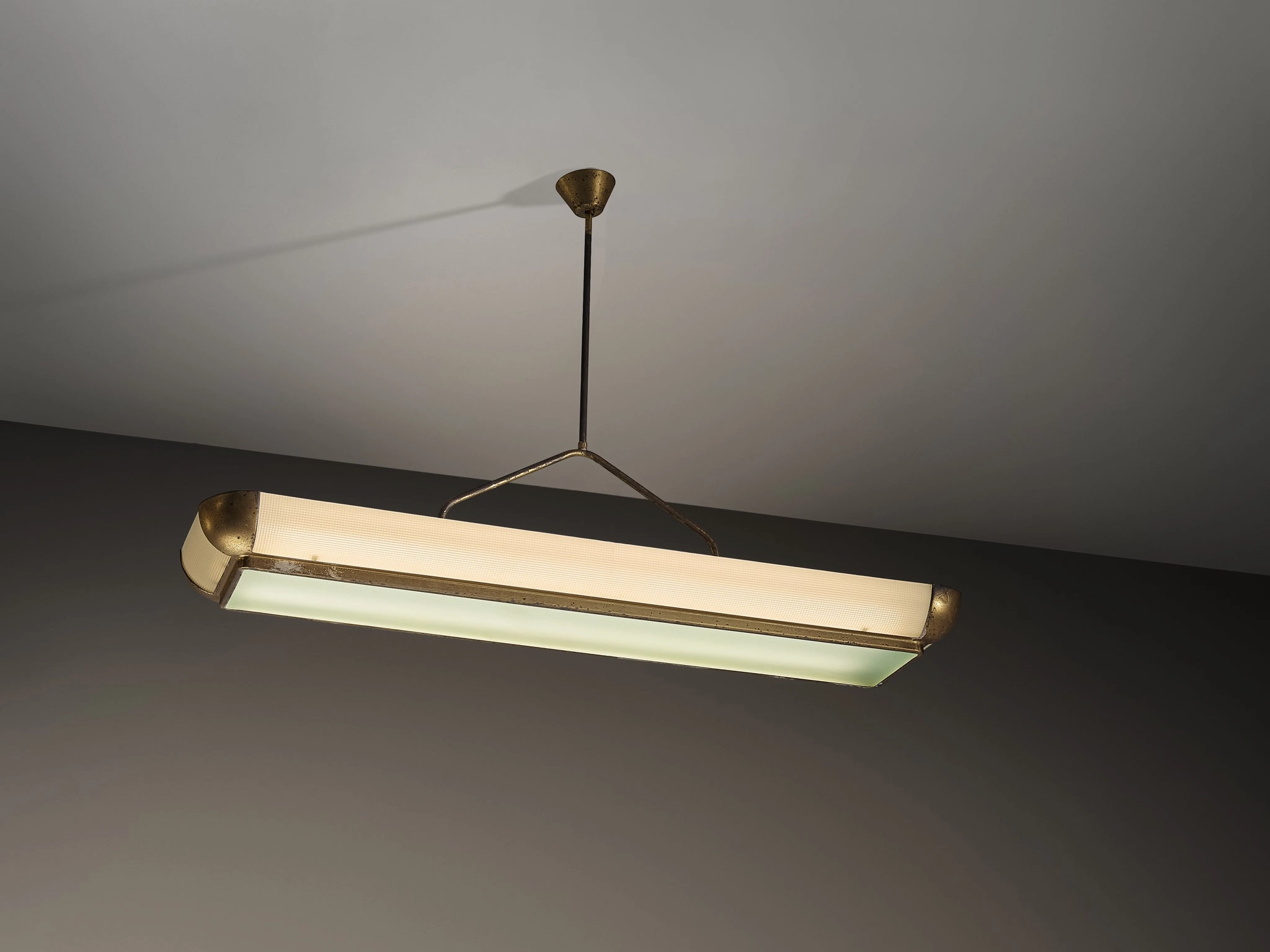 Italian Mid-Century Modern Large Pendant Light 135cm/53.15in.