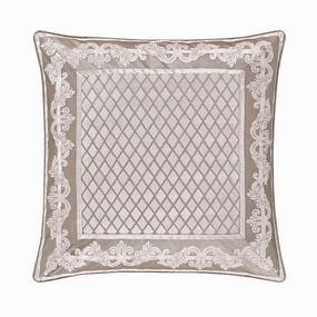 J. Queen New York Bel Air Sand Euro Sham pillowcases,cotton pillow covers,bed linen