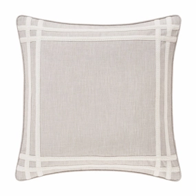 J. Queen New York Lauralynn Euro Sham pillowcases,cotton pillow covers,bed linen