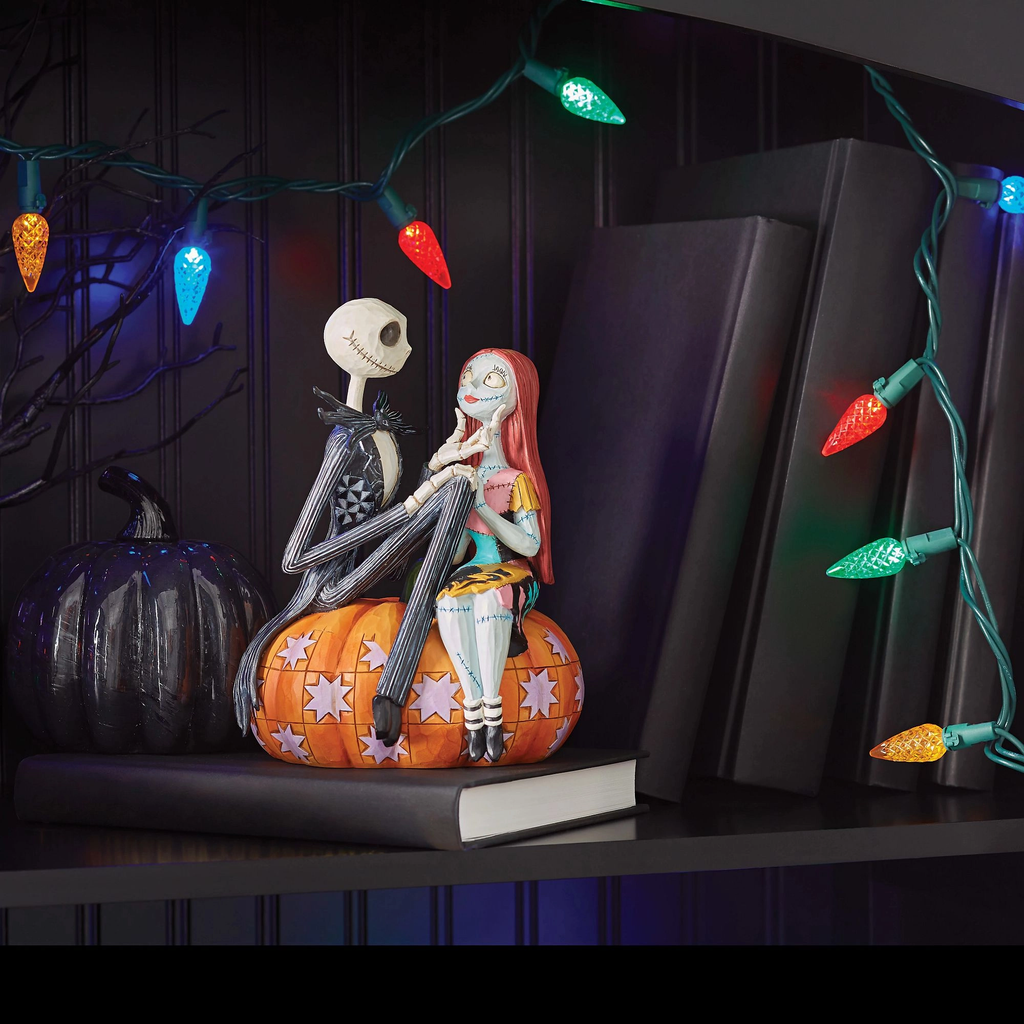 Jack & Sally on Pumpkin