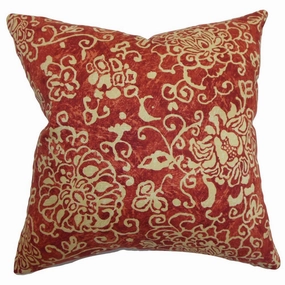 Jaffna Floral Euro Sham Russett pillowcases,cotton pillow covers,bed linen