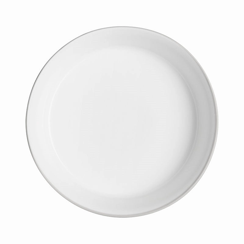 James Martin Cook Round Dish, D23cm, Soft Grey