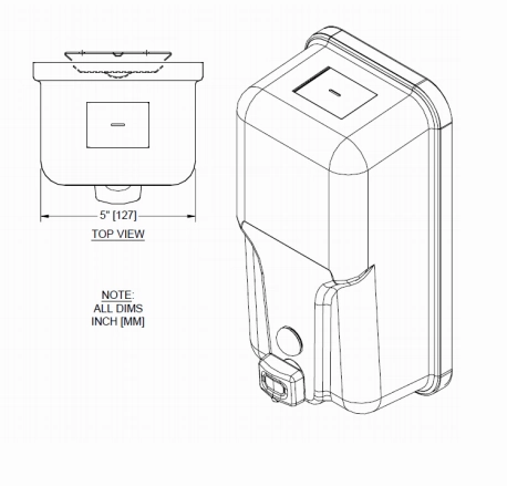JD Macdonald Soap Dispenser 1.7L 10-20363
