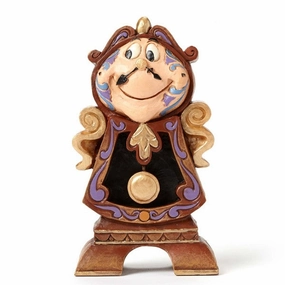 Jim Shore Beauty and the Beast Cogsworth Figurine Decorative Mirror,Home Decor Mirror