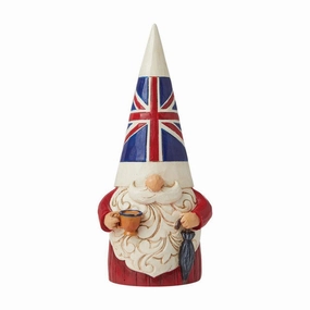 Jim Shore British Gnome Figurine Decorative Mirror,Home Decor Mirror