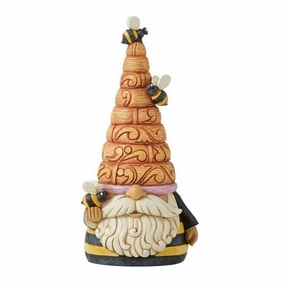 Jim Shore Bumblebee Gnome "Bee Happy" Figurine Decorative Mirror,Home Decor Mirror