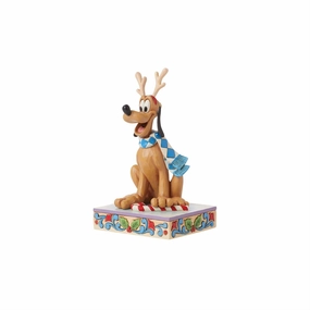 Jim Shore Disney Pluto Christmas Holiday Figurine Decorative Mirror,Home Decor Mirror