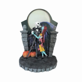 Jim Shore Disney Showcase Masterpiece Jack Skellington and Sally Under the Moonlight Figurine from Tim Burton's the Nightmare Before Christmas Decorative Mirror,Home Decor Mirror
