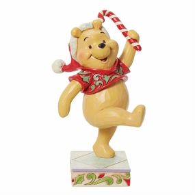 Jim Shore Disney Traditions Pooh Christmas Candycane Decorative Mirror,Home Decor Mirror