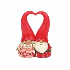 Jim Shore Heartwood Creek Gnome is Where the Heart Is Love Couple Figurine Decorative Mirror,Home Decor Mirror