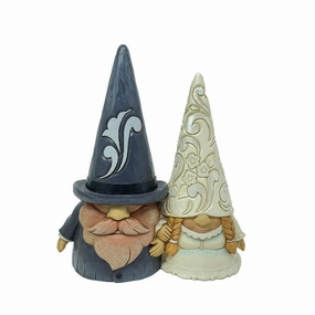 Jim Shore Heartwood Creek Happy Ever After Wedding Bride and Groom Gnome Couple Figurine Decorative Mirror,Home Decor Mirror
