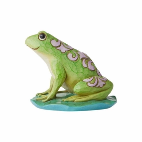 Jim Shore Heartwood Creek Mini Frog Figurine Decorative Mirror,Home Decor Mirror