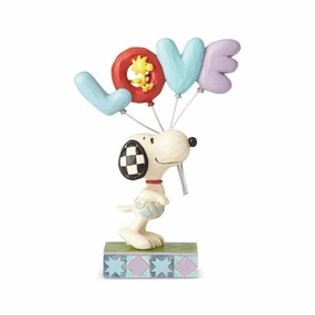 Jim Shore Peanuts Snoopy Love Balloons Figurine Decorative Mirror,Home Decor Mirror