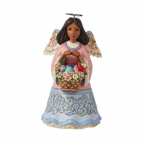 Jim Shore Pint Sized AA Easter Angel Figurine Decorative Mirror,Home Decor Mirror