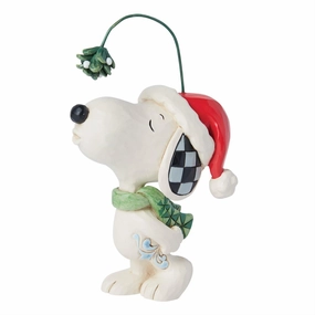 Jim Shore Snoopy Mistletoe Mini Figurine Decorative Mirror,Home Decor Mirror
